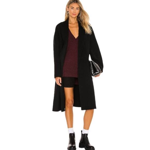 Lovers + Friends Mikael Sweater Burgundy Red V Neck Long Sleeve Oversized XS - Picture 3 of 12